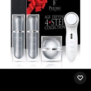 Age Defying Skincare Set - Silver and White